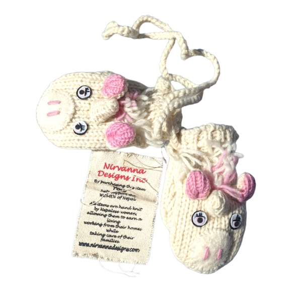 Nirvanna Designs Inc Small Unicorn Puppet Mittens - Picture 1 of 5